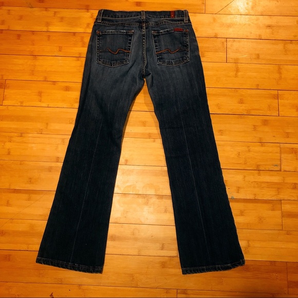7 for all Mankind distressed bootcut sz 25 - Picture 3 of 6